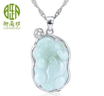 廠家直銷天然A翡翠貔貅玉墜 品質保障，招財轉運之選